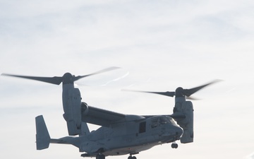 USS America (LHA 6) and 31st Marine Expeditionary Unit Conduct Flight Operations