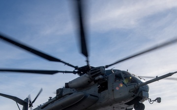 USS America (LHA 6) and 31st Marine Expeditionary Unit Conduct Flight Operations