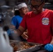 USS Theodore Roosevelt Preparing Meals