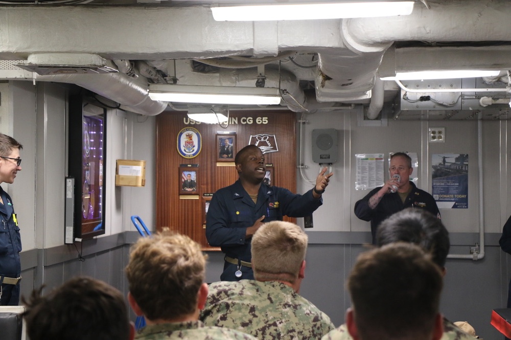 USS Chosin Hosts USNA Midshipmen