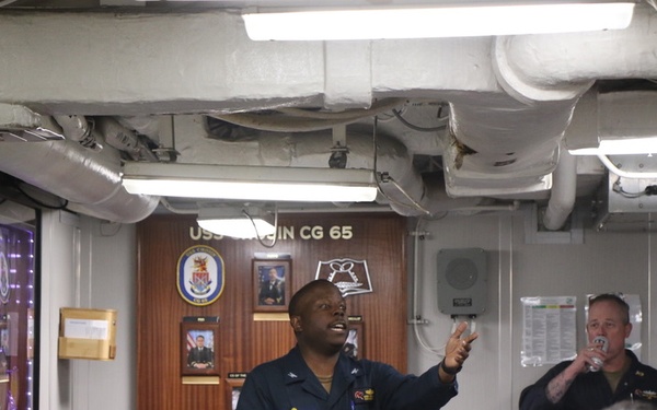 USS Chosin Hosts USNA Midshipmen