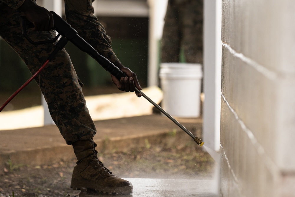 Koa Moana 25 Marines Continue Renovations at Chuuk High School