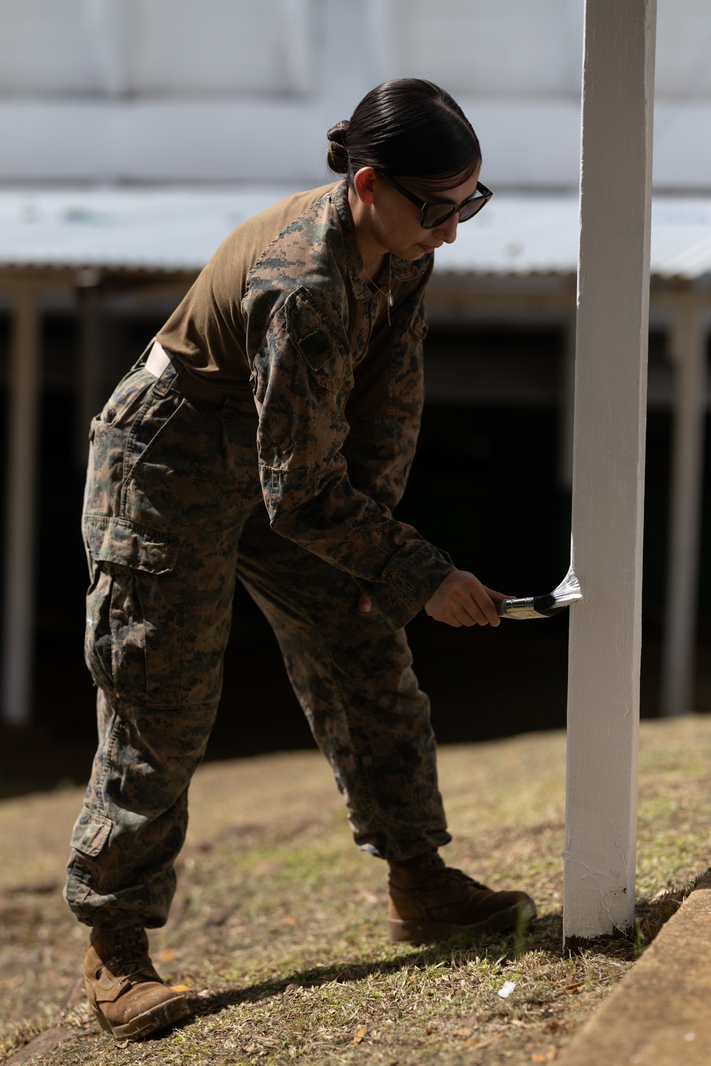 Koa Moana 25 Marines Continue Renovations at Chuuk High School