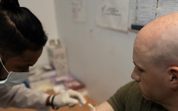 Koa Moana 25 Marine Donates Blood to Local Chuukese Child