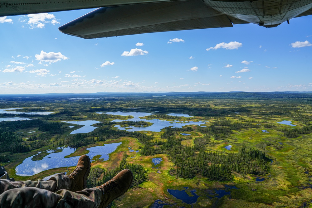 MC-130J Commando II performs cargo movement for AE25