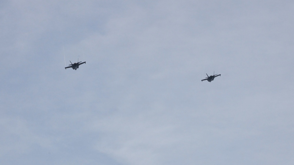 31st MEU | VMFA 242 fly off the USS America for Patrol 25.2