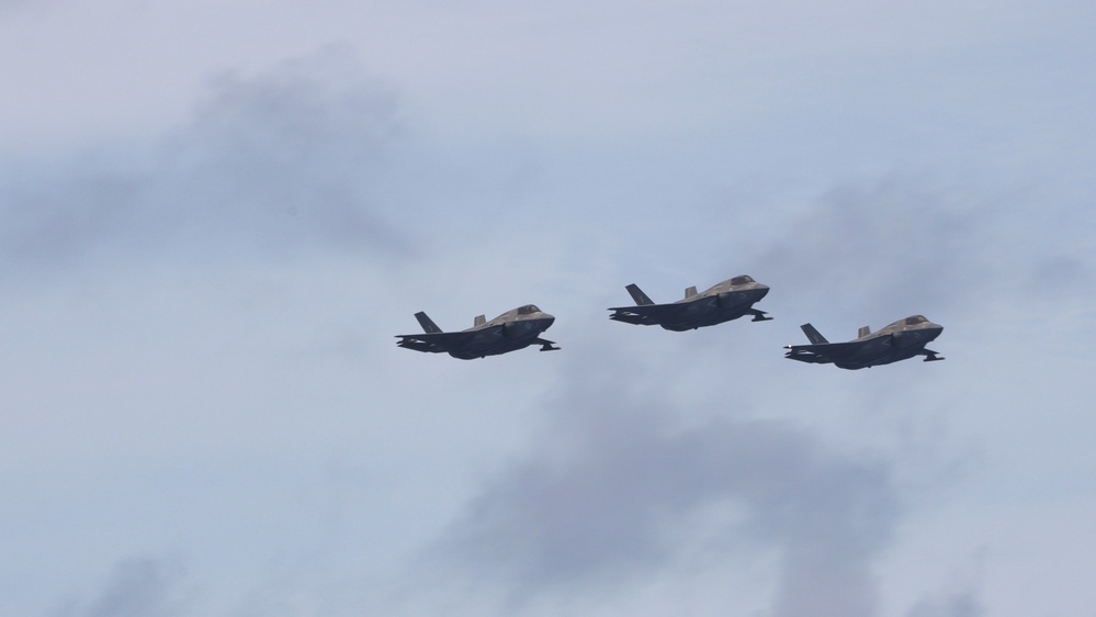 31st MEU | VMFA 242 fly off the USS America for Patrol 25.2