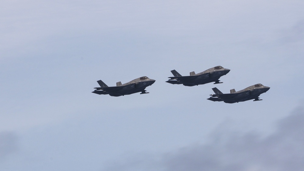 31st MEU | VMFA 242 fly off the USS America for Patrol 25.2