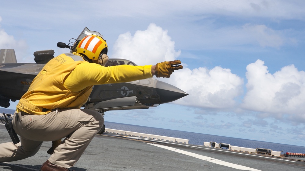 31st MEU | VMFA 242 fly off the USS America for Patrol 25.2