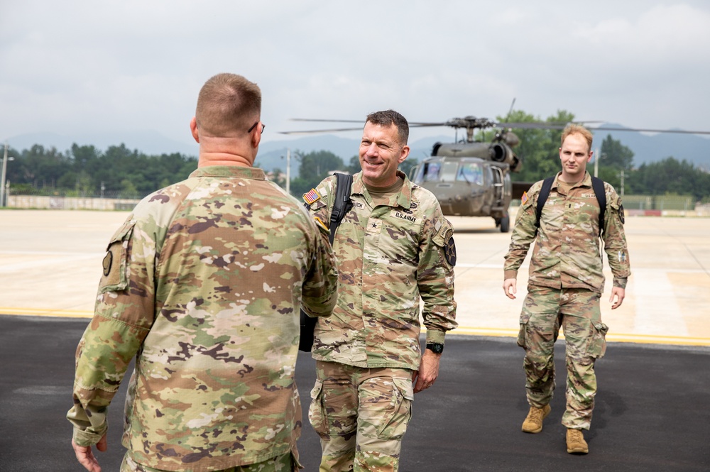 The U.S. Army Materiel Support Command – Korea (MSC-K) was honored to welcome Brig. Gen. Jason H. Rosenstrauch, Deputy Commanding General – Support (DCG-S) of the 2nd Infantry Division/ROK-US Combined Division, on Aug. 12.