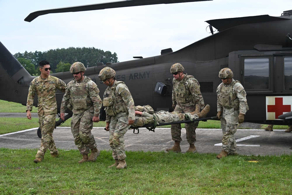 2nd Battalion, 7th Infantry Regiment: MEDEVAC Training