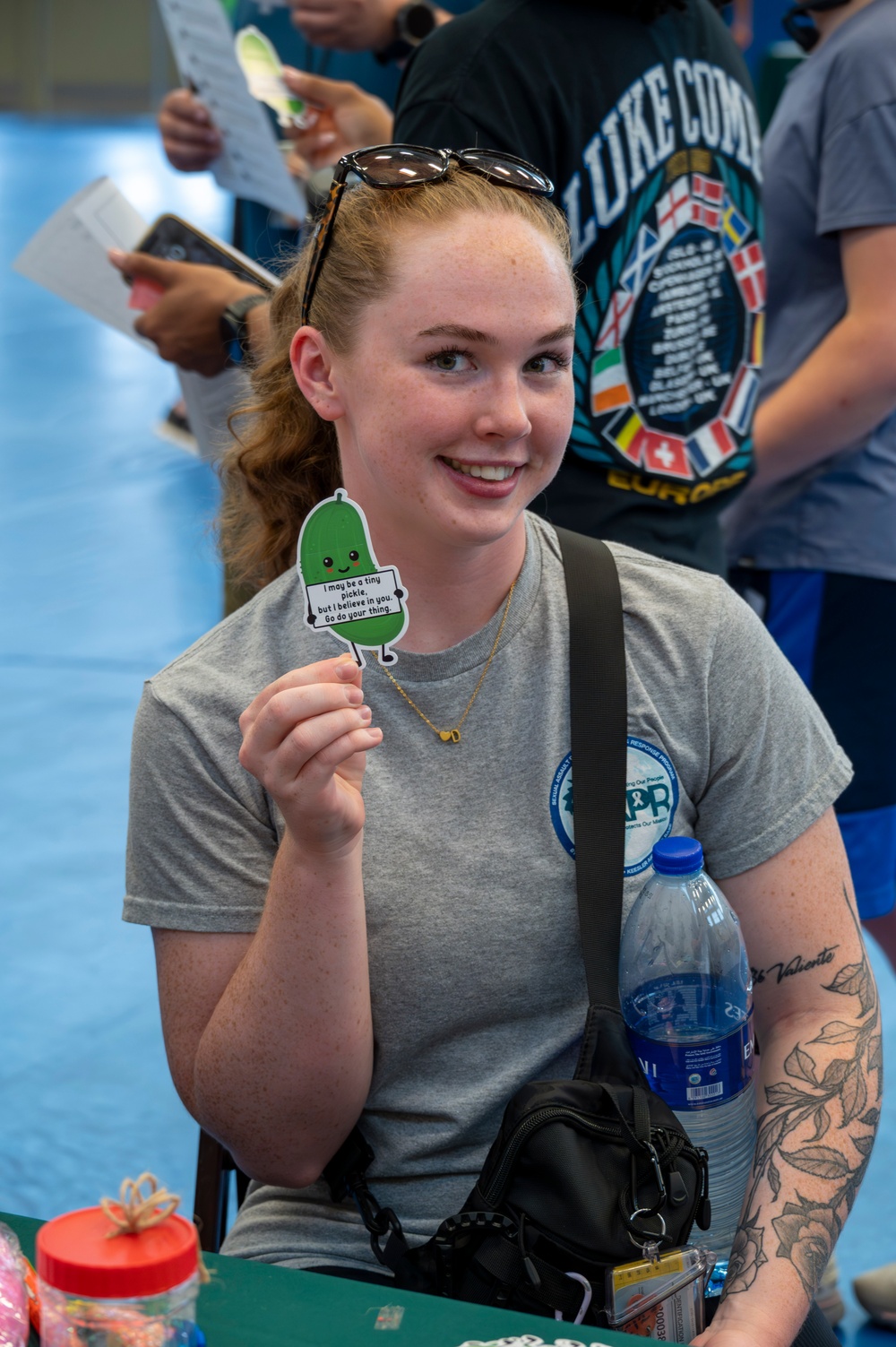 449th Air Expeditionary Group Personnel Participate in a Wellness Expo