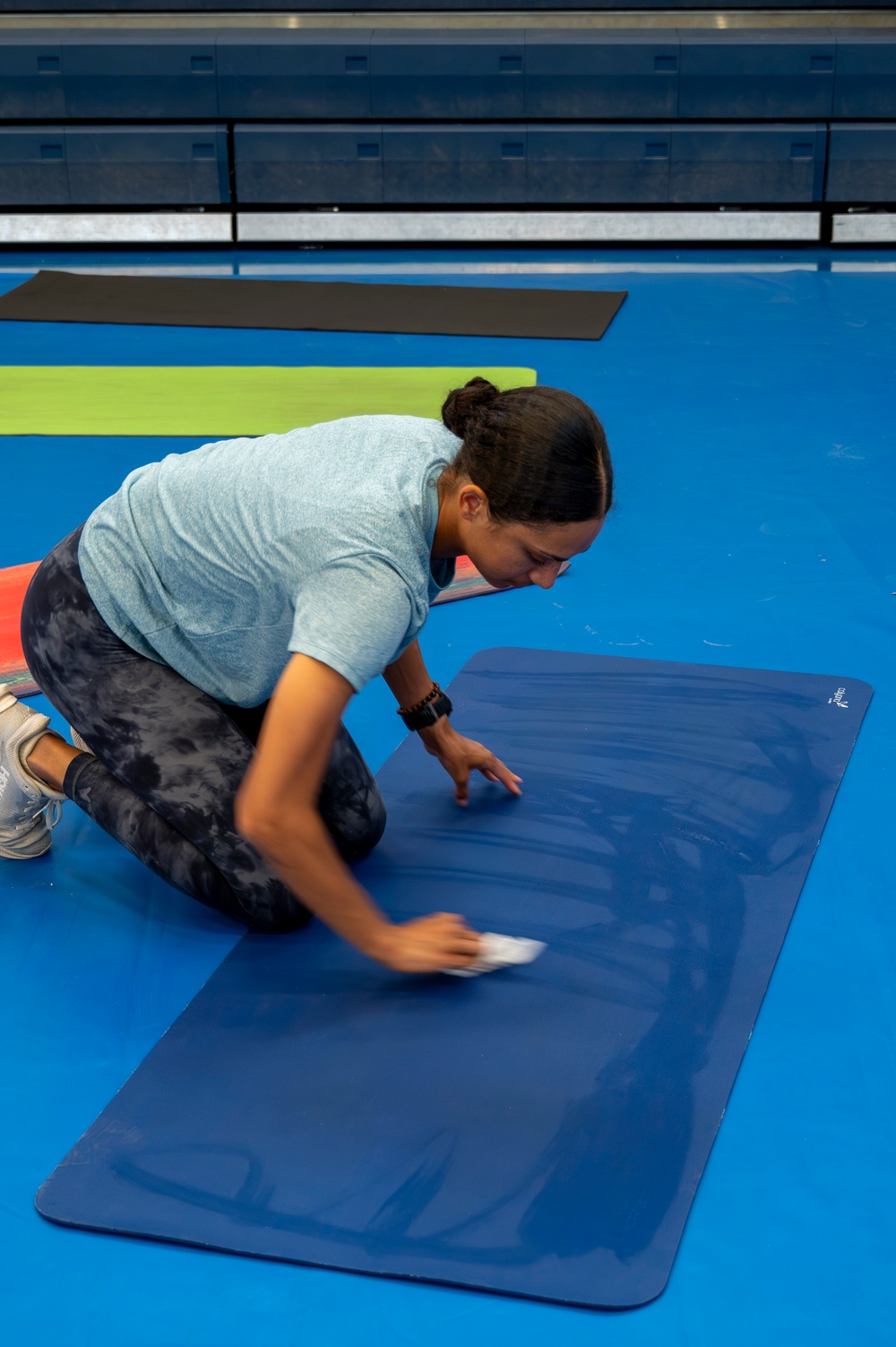 449th Air Expeditionary Group Personnel Participate in a Wellness Expo