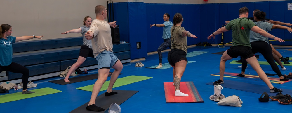 449th Air Expeditionary Group Personnel Participate in a Wellness Expo