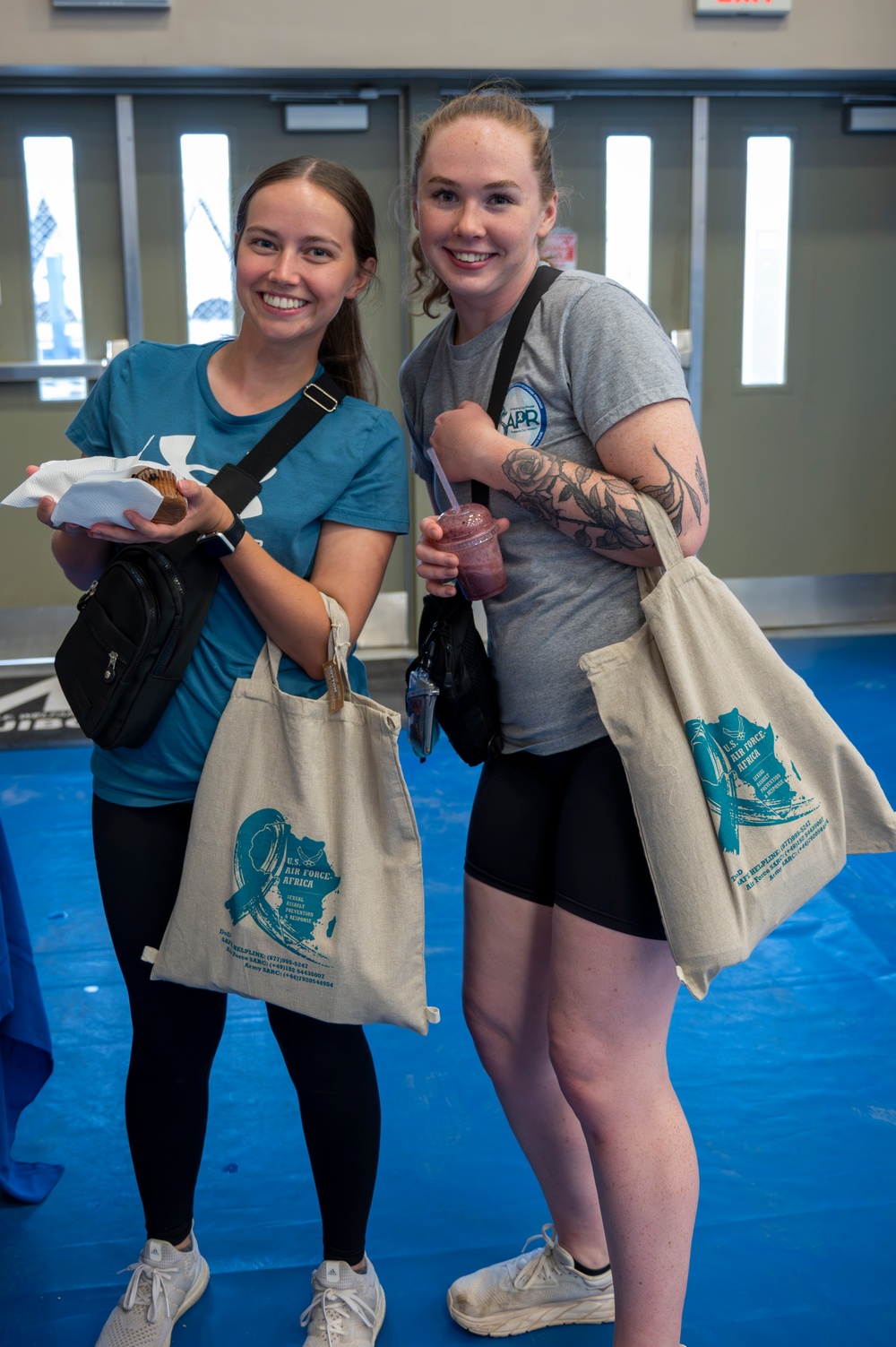 449th Air Expeditionary Group Personnel Participate in a Wellness Expo