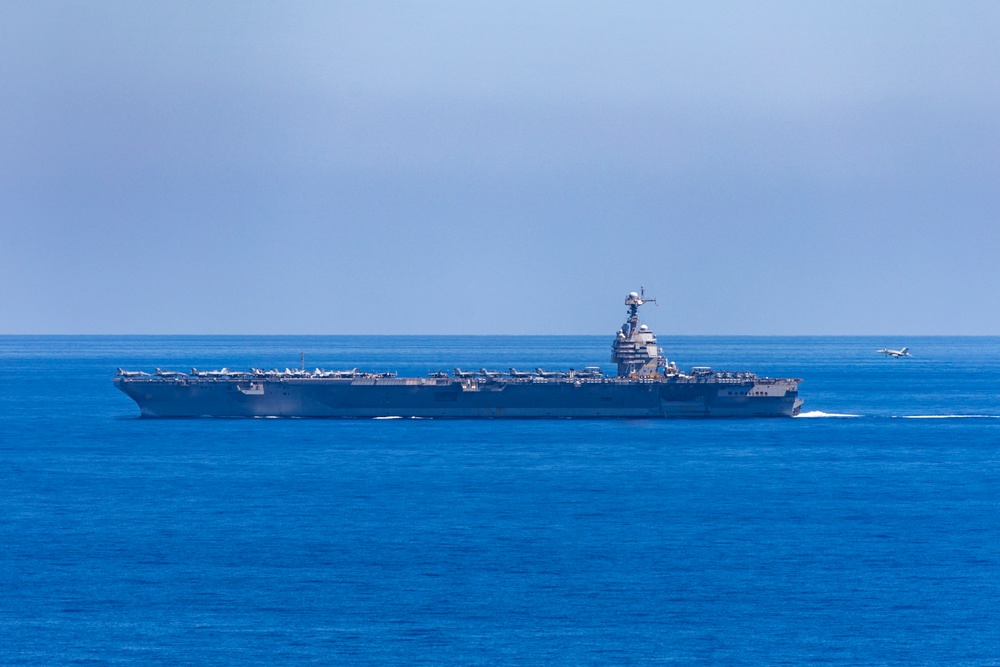 VFA-37 Conducts In-Flight Change of Command Ceremony