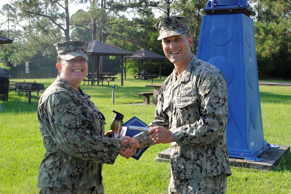 Strength, Service, Seabee: BUC Edwards Reenlists at 22NCR