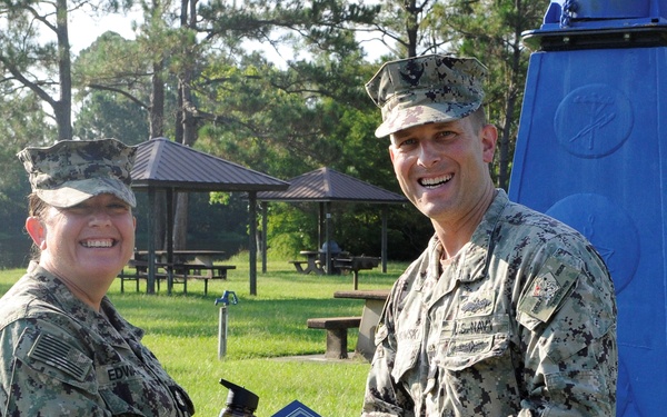 Strength, Service, Seabee: BUC Edwards Reenlists at 22NCR