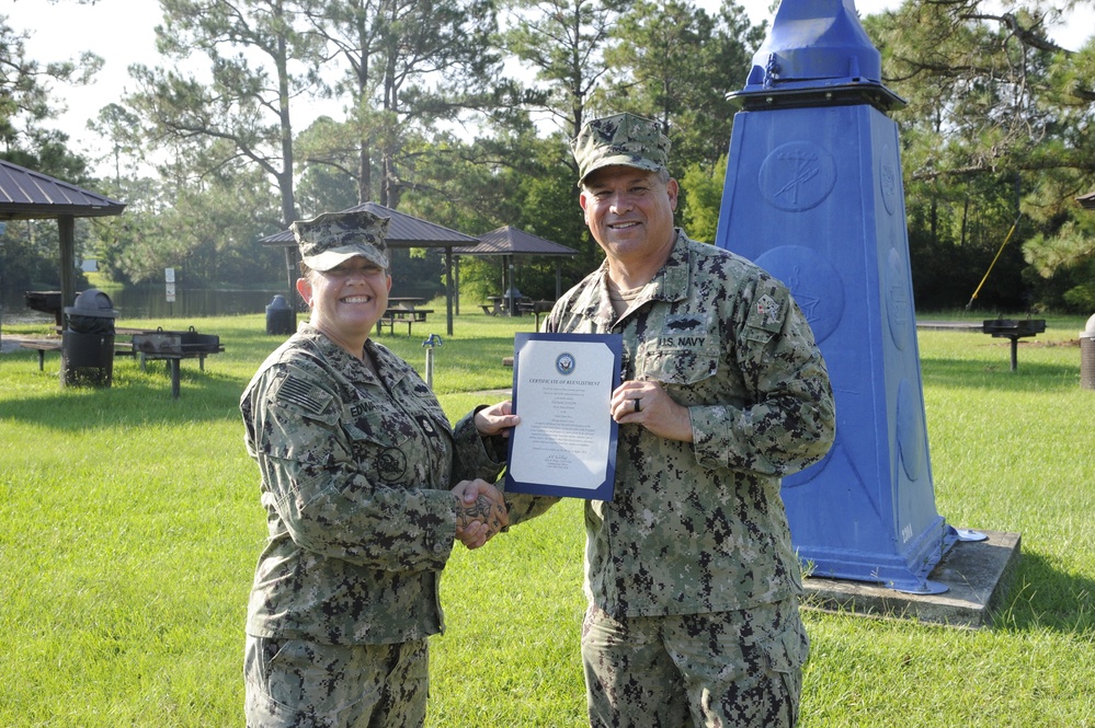 Strength, Service, Seabee: BUC Edwards Reenlists at 22NCR