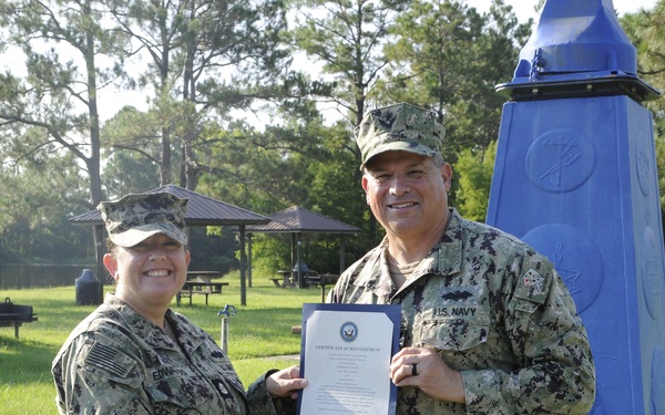 Strength, Service, Seabee: BUC Edwards Reenlists at 22NCR