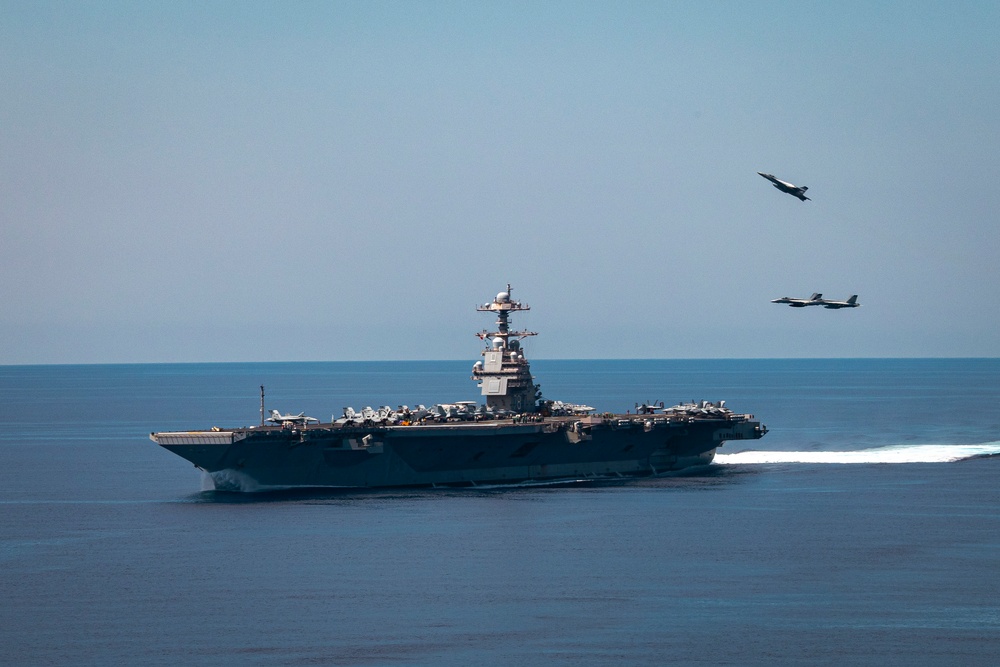 Strike Fighter Squadron 31 Conducts Aerial Change of Command