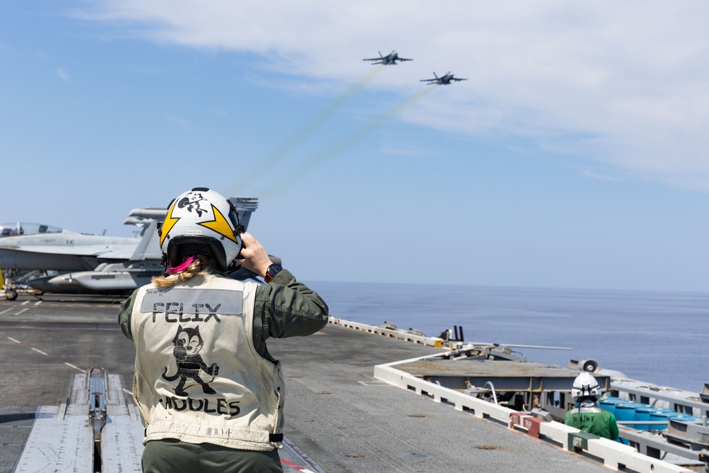 VFA- 31 In-Flight Change of Command