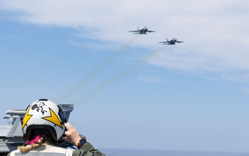 VFA- 31 In-Flight Change of Command