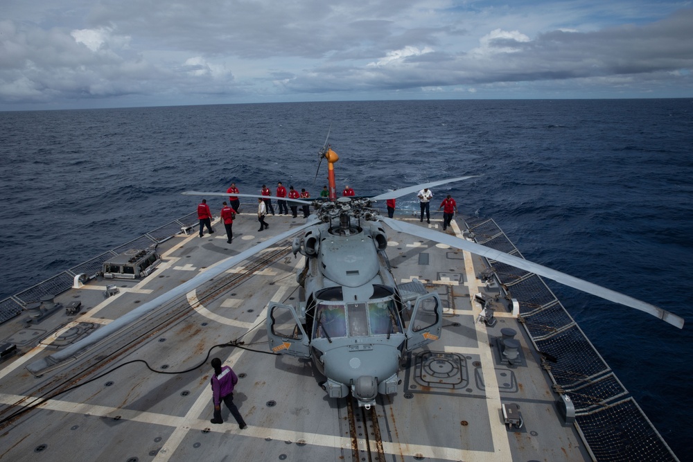 Sampson Conducts Maritime Interdiction Operations