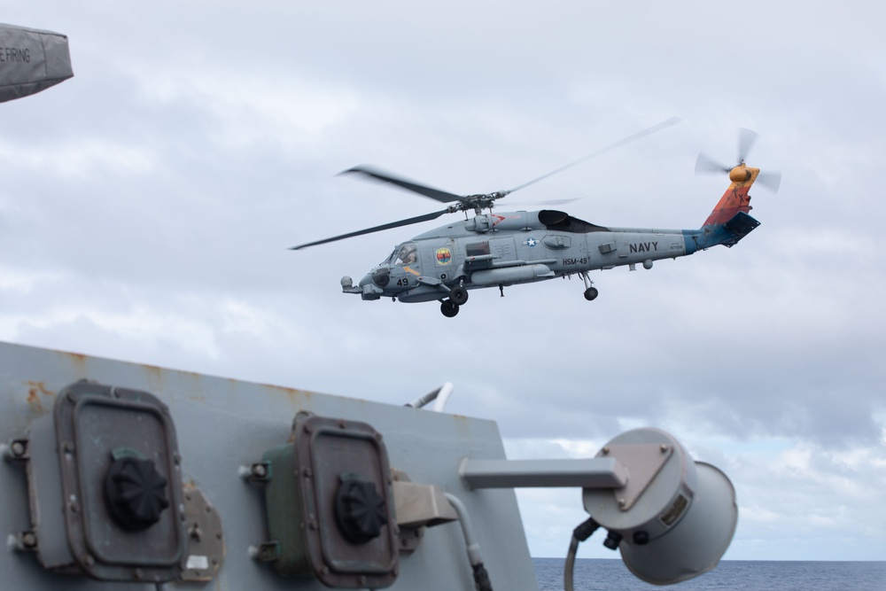 Sampson Conducts Maritime Interdiction Operations