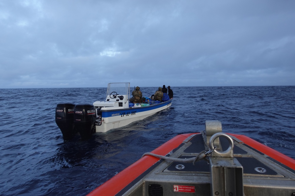 Coast Guard offloads more than $88 million in illicit drugs interdicted in the Eastern Pacific