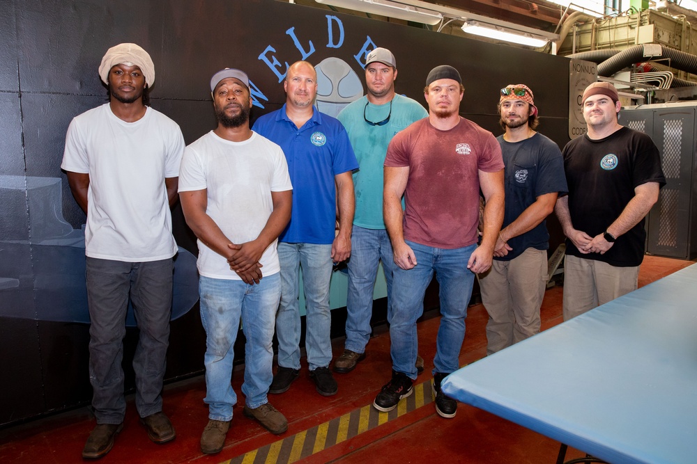 NNSY Welders Receive RT 100 percent first-time pass rate on weld joints since February 2025
