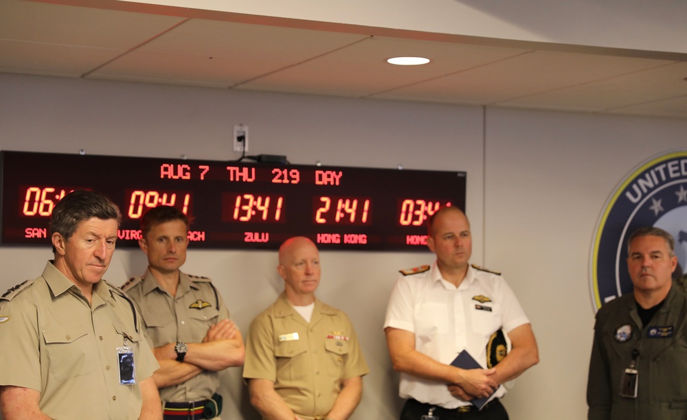 UK First Sea Lord visits NSWC Corona Chamberlain Hall HEFTI GLOC