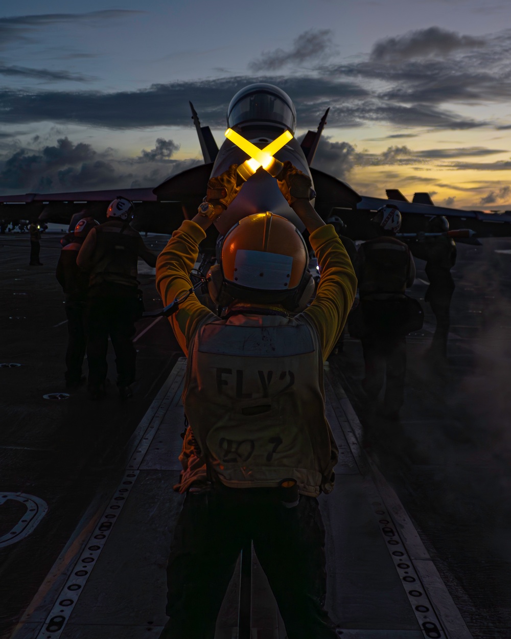 George Washington Conducts Flight Operations