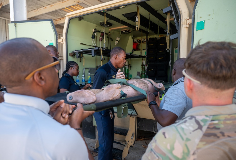 Firefighters, U.S. Soldiers conduct interagency casualty evacuation training