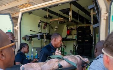 Firefighters, U.S. Soldiers conduct interagency casualty evacuation training