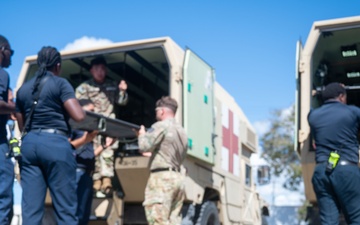 Firefighters, U.S. Soldiers conduct interagency casualty evacuation training