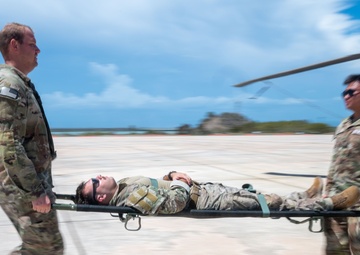 Firefighters, U.S. Soldiers conduct interagency casualty evacuation training