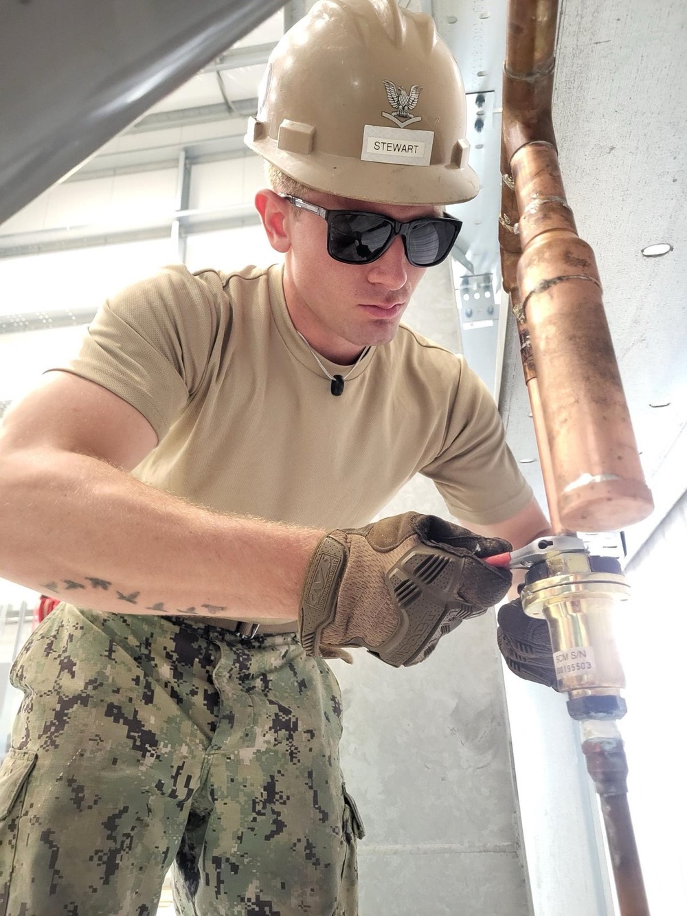 NMCB 4 Seabees in Saikai