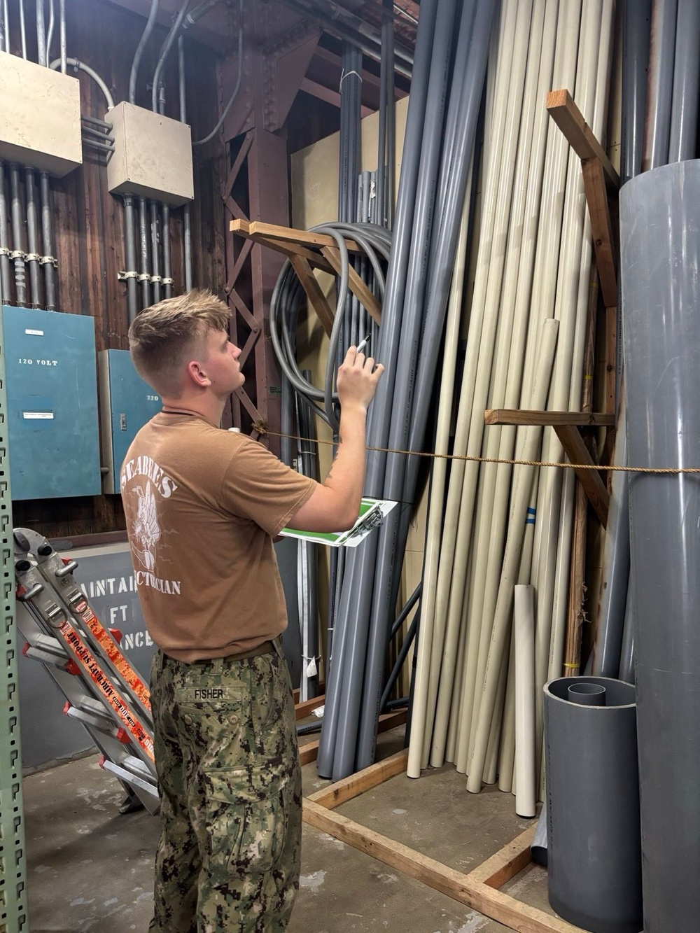 NMCB 4 Seabees in Sasebo