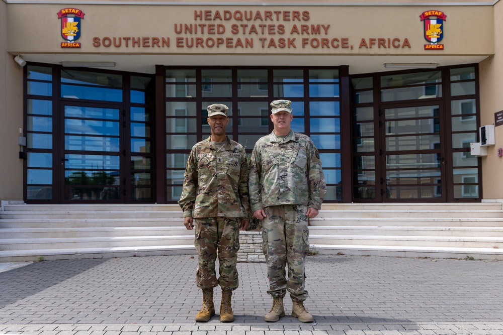 US Army Brig. Gen. Andrew Ballenger visits SETAF-AF