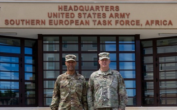 US Army Brig. Gen. Andrew Ballenger visits SETAF-AF
