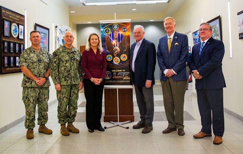 Senator Tim Kaine and Congresswoman Jen Kiggans Visit Navy Warfare Development Center for LSE 2025