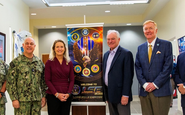 Senator Tim Kaine and Congresswoman Jen Kiggans Visit Navy Warfare Development Center for LSE 2025