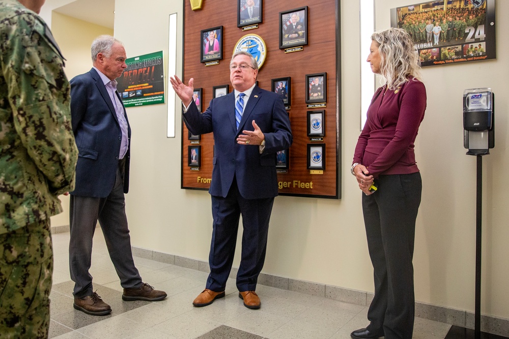 Senator Tim Kaine and Congresswoman Jen Kiggans Visit Navy Warfare Development Center for LSE 2025