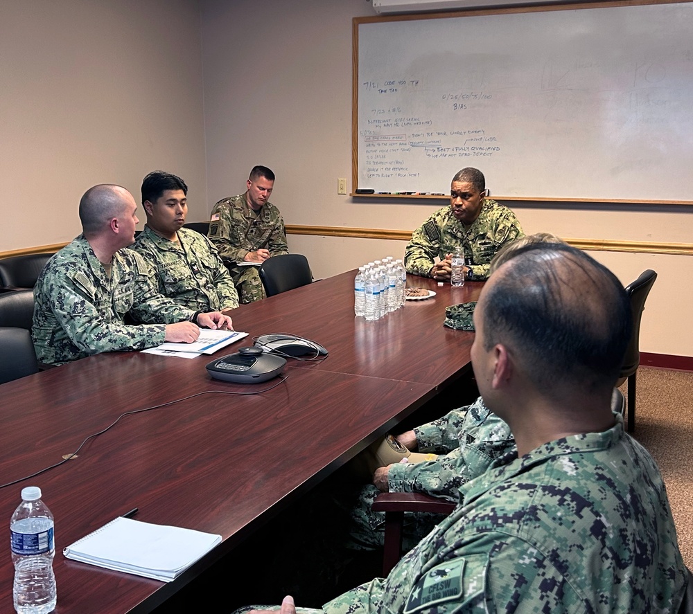 Vice Adm. English visits NAVSUP FLC Jacksonville site NAS JRB Fort Worth