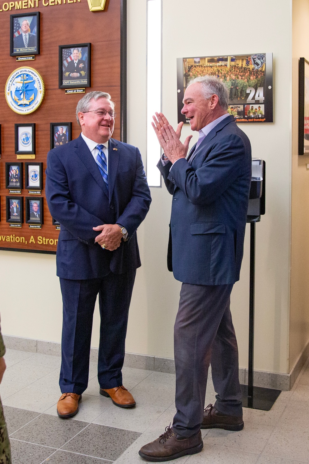 Senator Tim Kaine and Congresswoman Jen Kiggans Visit Navy Warfare Development Center for LSE 2025