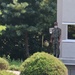 KPA soldier observes south-side personnel