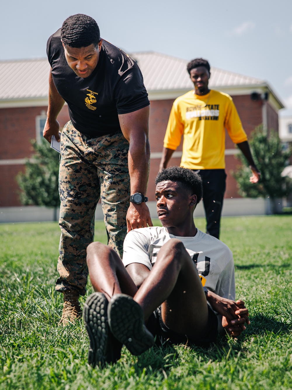 Bowie State University Football Team takes on Force Fitness