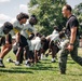 Bowie State University Football Team takes on Force Fitness