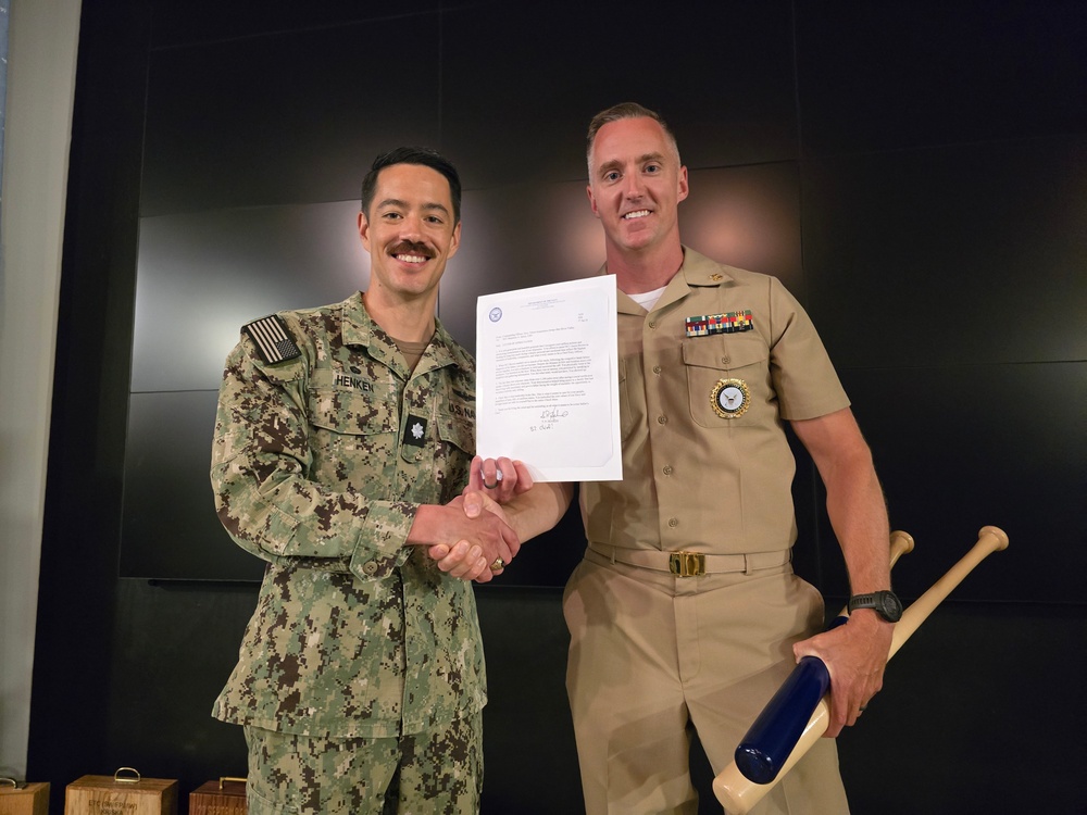 Navy Chief Receives Award